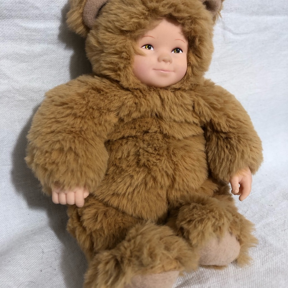 Adorable Brown Teddy Bear Plush Doll Anne Gedes